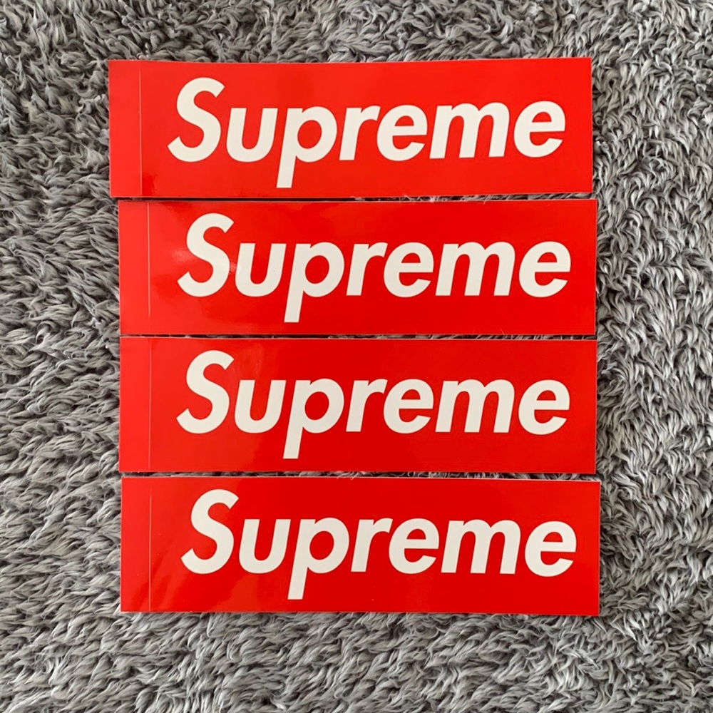 Supreme Box Logo Stickers